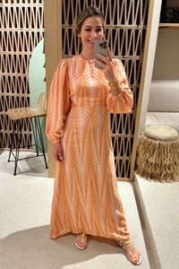 LONG DRESS WITH OPEN BACK "FINIKAS"