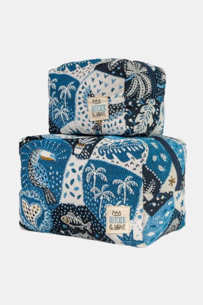 COSMETIC POUCH "BELIZE" BLUE