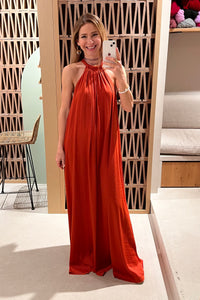 OVERSIZED LONG DRESS "ARTEMIS" BRICK