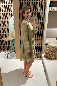 SHORT COTTON DRESS "TRIANGLE"