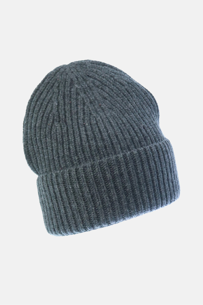 WOOL CASHMERE CAP SHADOW
