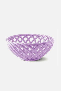 CERAMIC BASKET "SICILIA" LARGE - LILAC