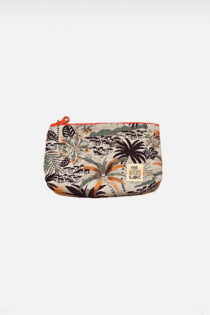 MINI POUCH "BORA BORA" MINT/ORANGE