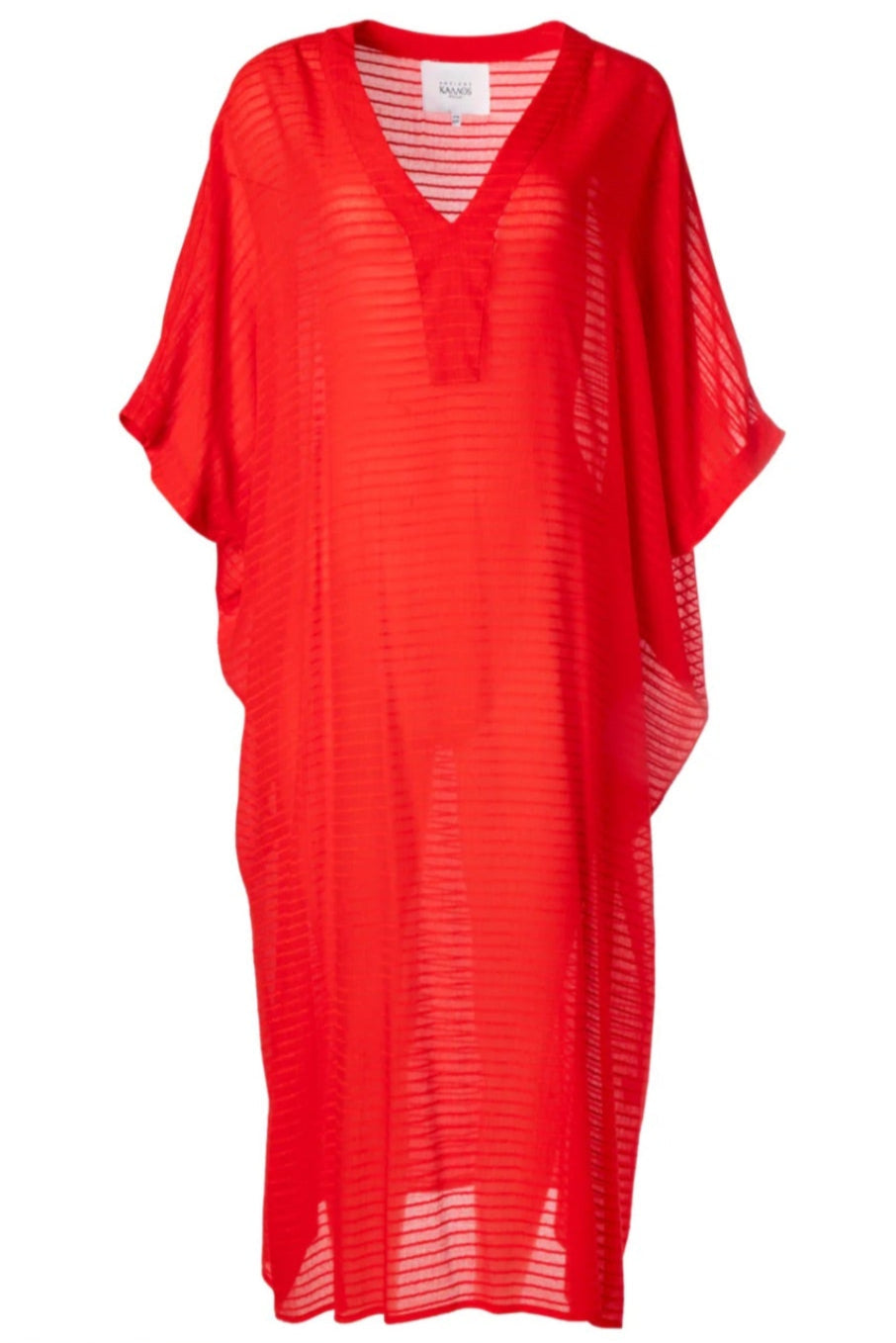 MIDI KAFTAN "HYDRA" RED