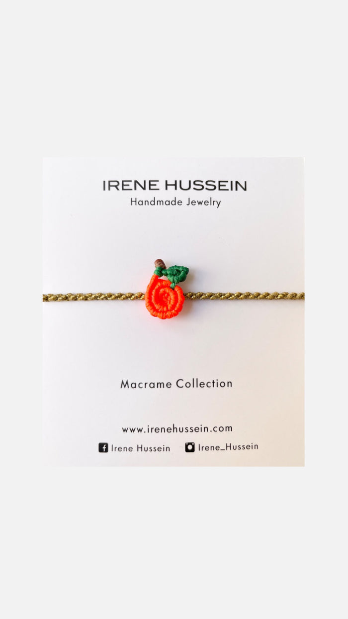 MAKRAMEE BRACELET "TANGERINE"