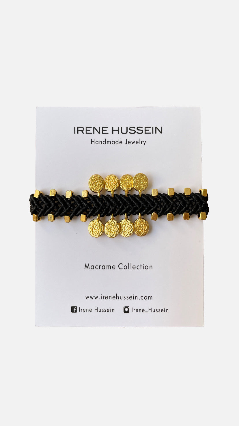 COINS MAKRAMEE BRACELET