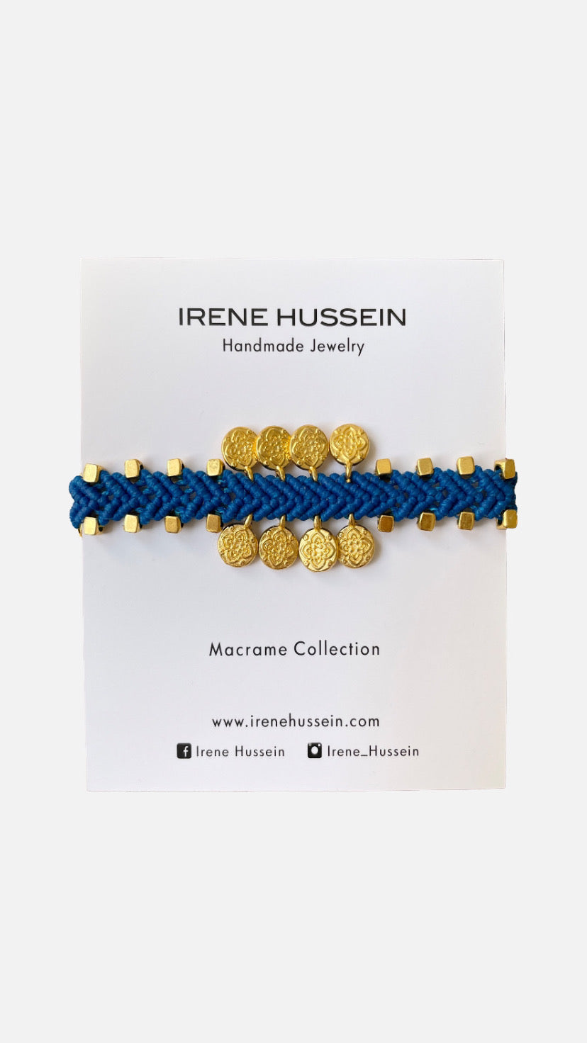 COINS MAKRAMEE BRACELET
