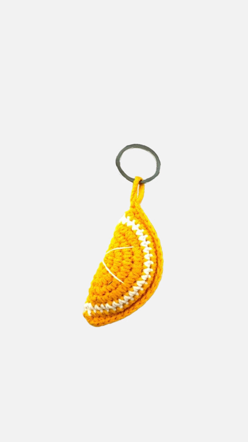 CROCHET KEYCHAIN "LEMON"