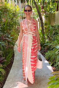 LONG NECKHOLDER DRESS "SCORPIOS"