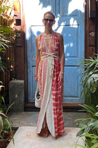 LONG NECKHOLDER DRESS "SCORPIOS"