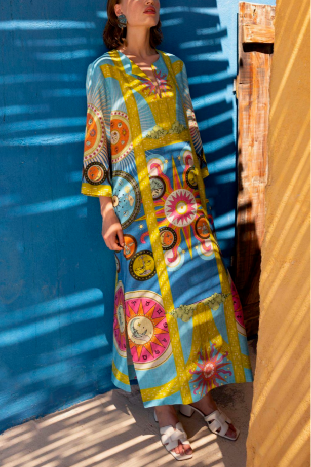 TUNIC DRESS "DANAE" MULTICOLOR