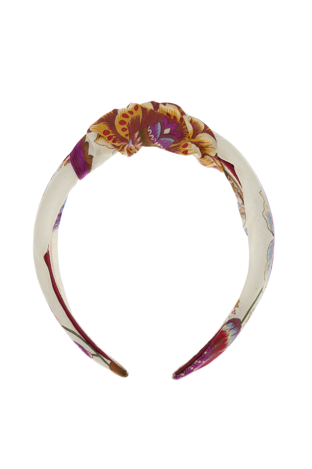 HAIRBAND WITH KNOT "ISKIA" MULTICOLOR