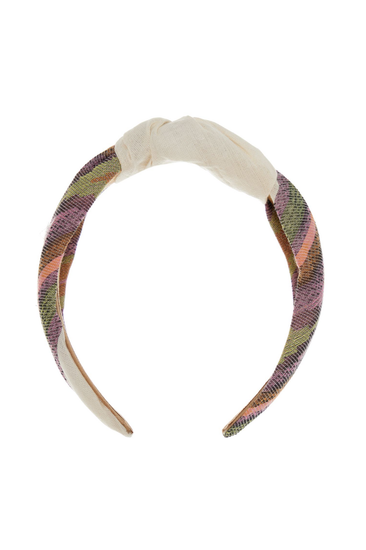 HAIRBAND WITH KNOT MULTICOLOR