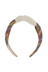 HAIRBAND WITH KNOT MULTICOLOR