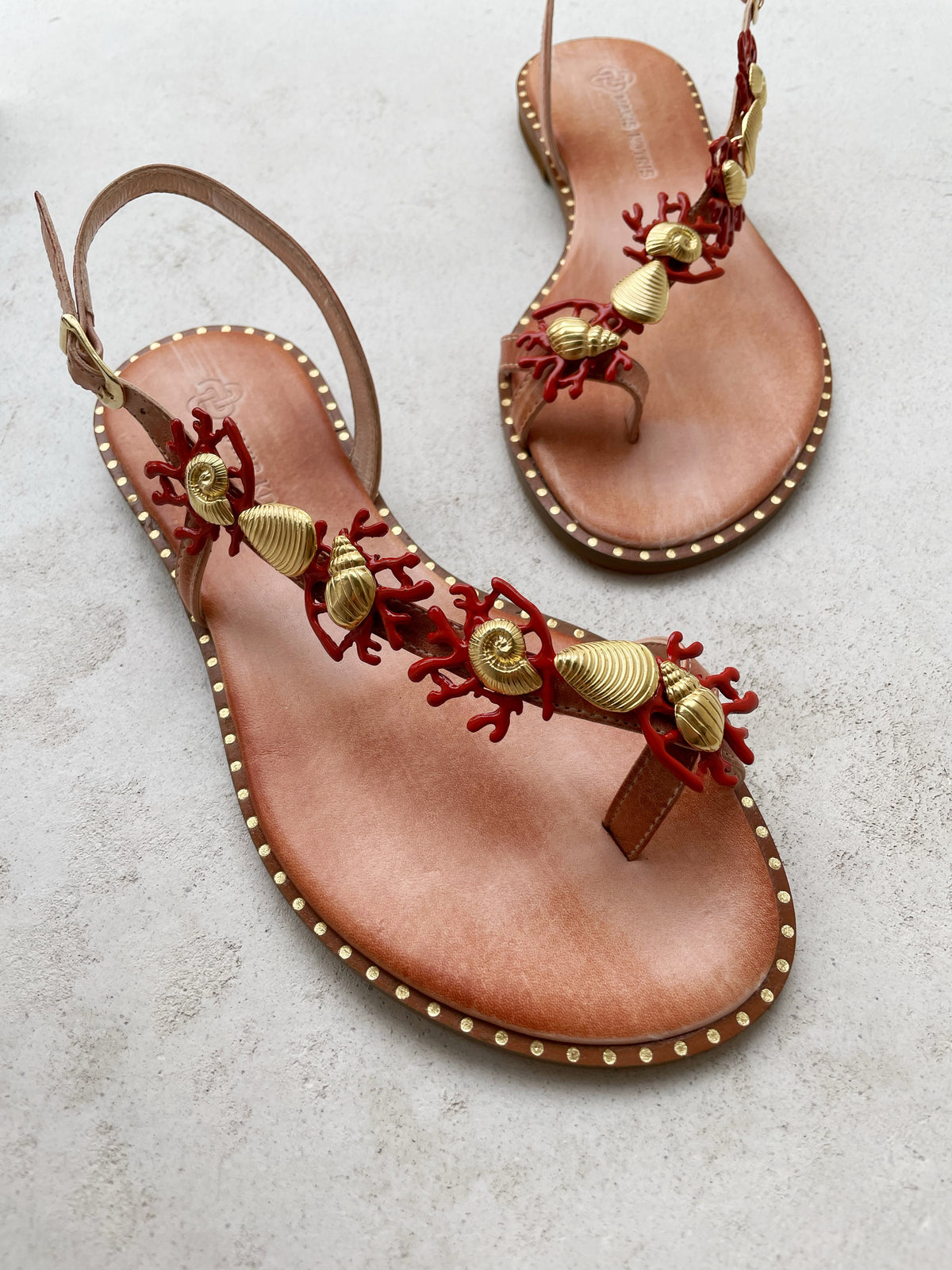 SANDALS "KORALLI" NATURAL