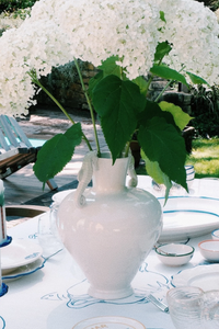 VASE "SEAHORSE" WHITE