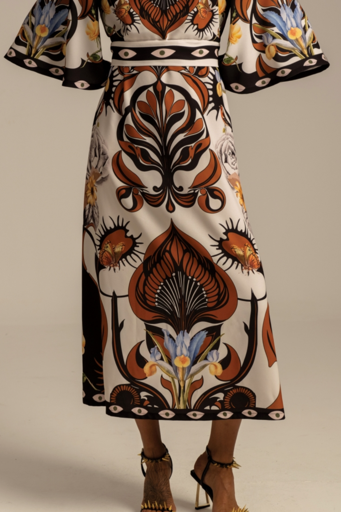 LONG DRESS "ORNAMENTAL" MULTICOLOR