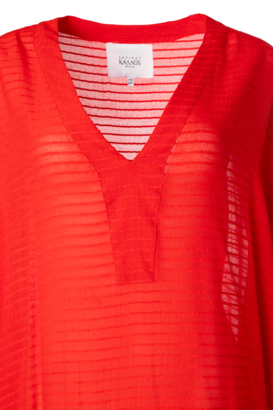 MIDI KAFTAN "HYDRA" RED