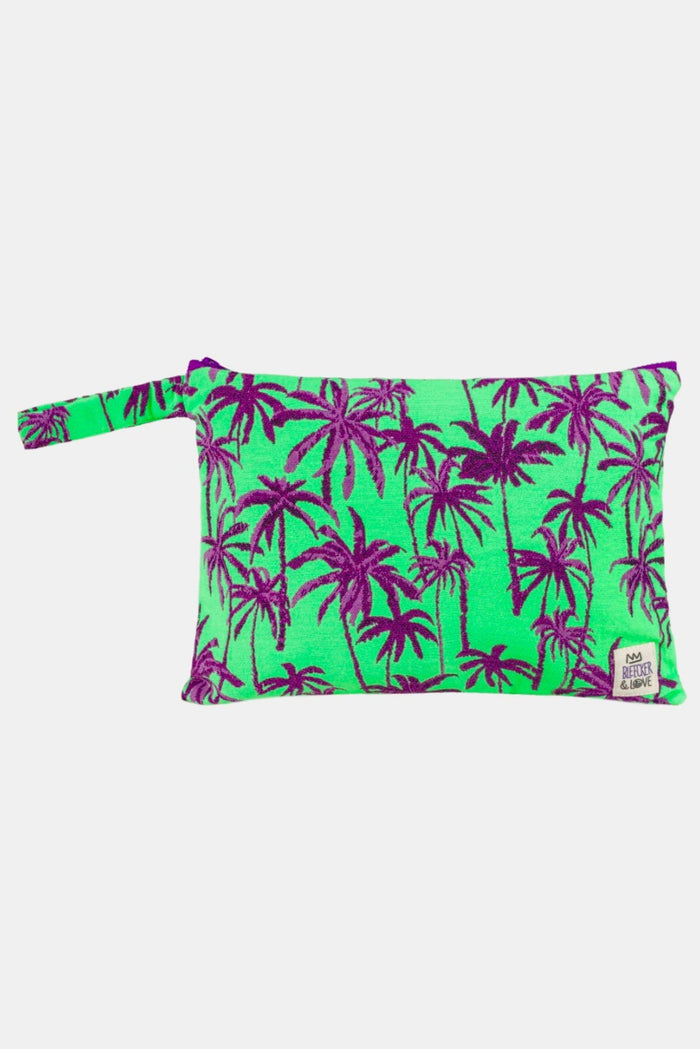 POUCH "MALIBU" GREEN/PURPLE
