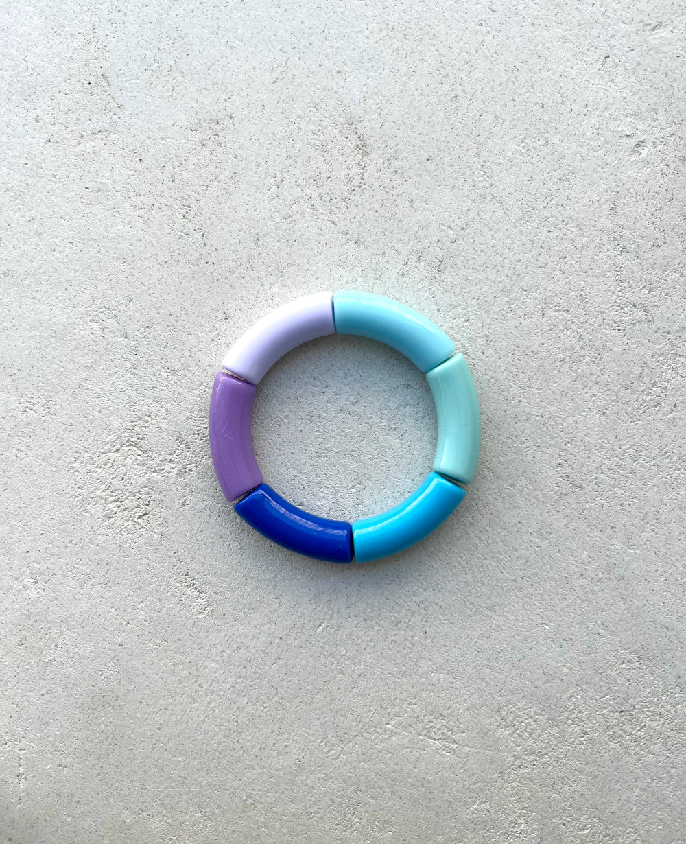 BRACELET "SANTORINI" BLUE/LILAC
