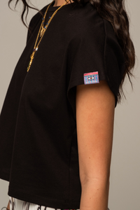 OVERSIZED T-SHIRT "BLISS" BLACK