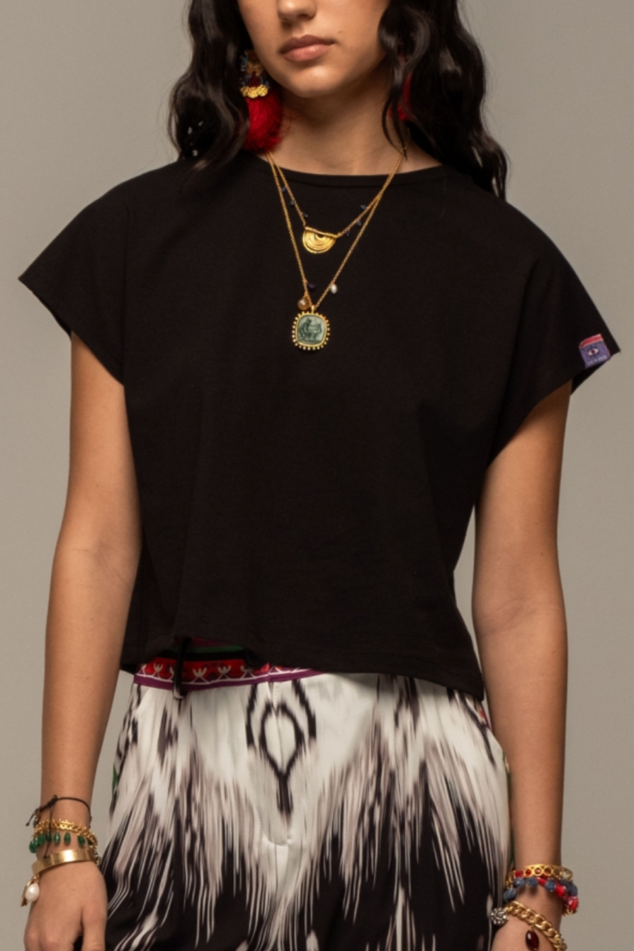 OVERSIZED T-SHIRT "BLISS" BLACK