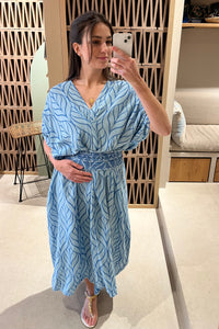 KAFTAN DRESS WITH BELT "ERIKOUSA"