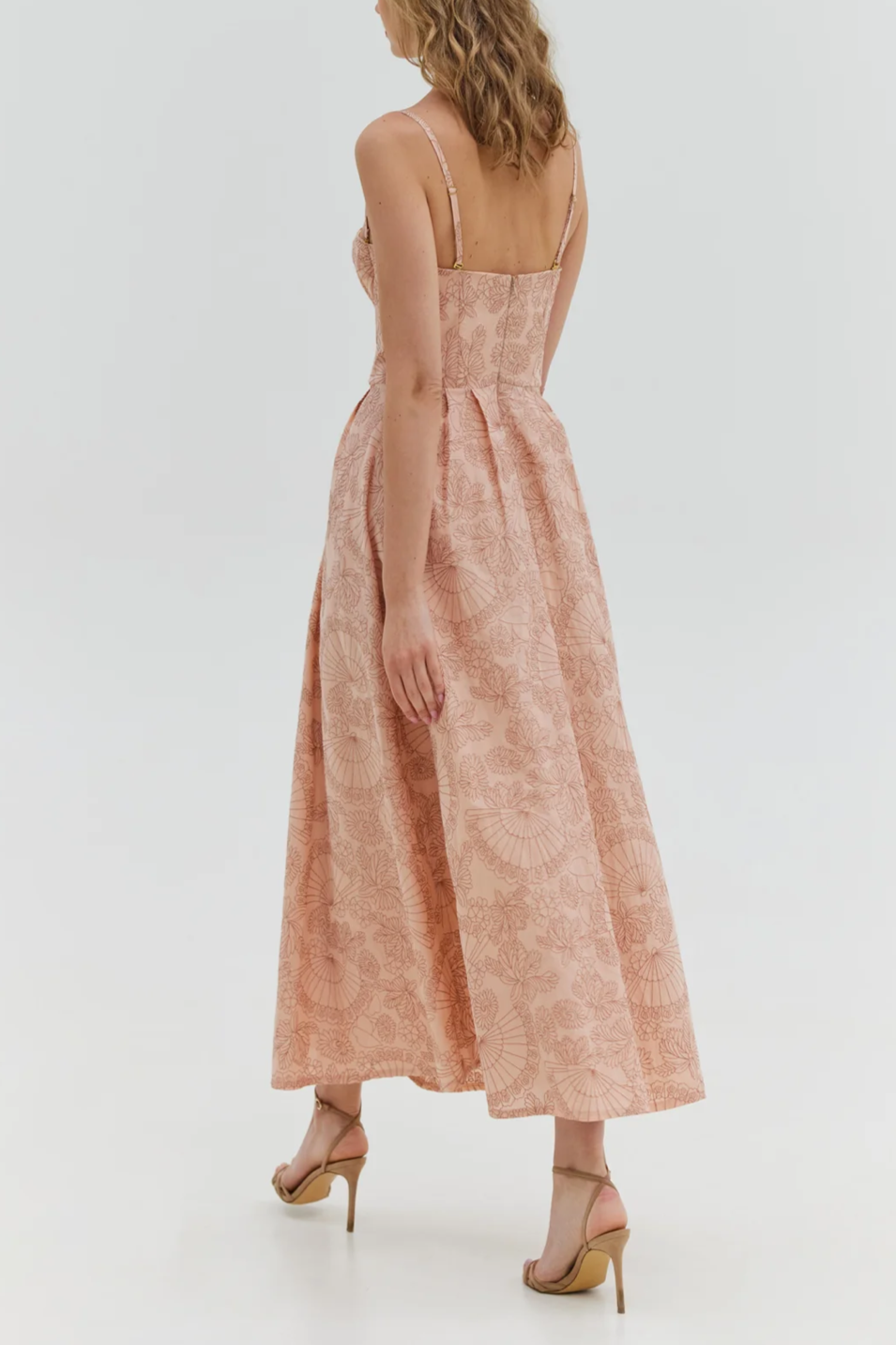 MIDI DRESS "CRYSTAL” NUDE PINK