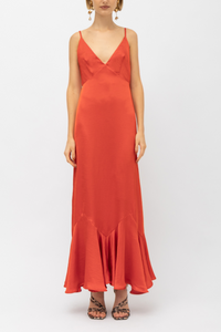 STRAPPY DRESS "NALA" ORANGE