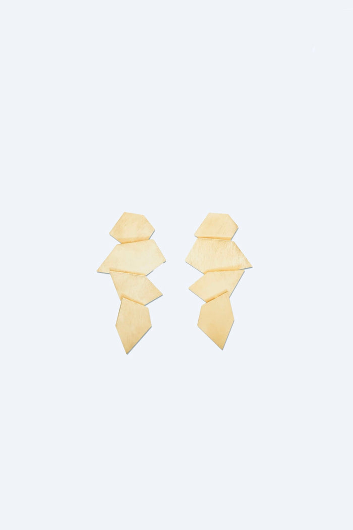 EARRINGS "CRYSTAL" GOLD