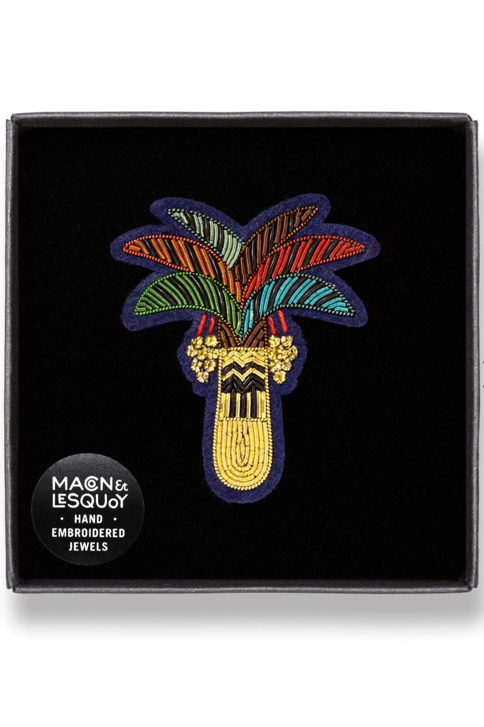 BROOCH "DATE PALM TREE“