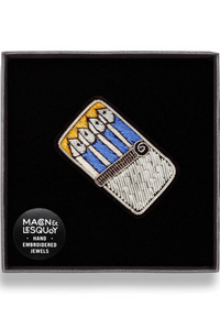 BROOCH "SARDINE TIN“