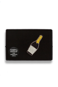 BROOCH "BOTTLE OF CHAMPAGNE“