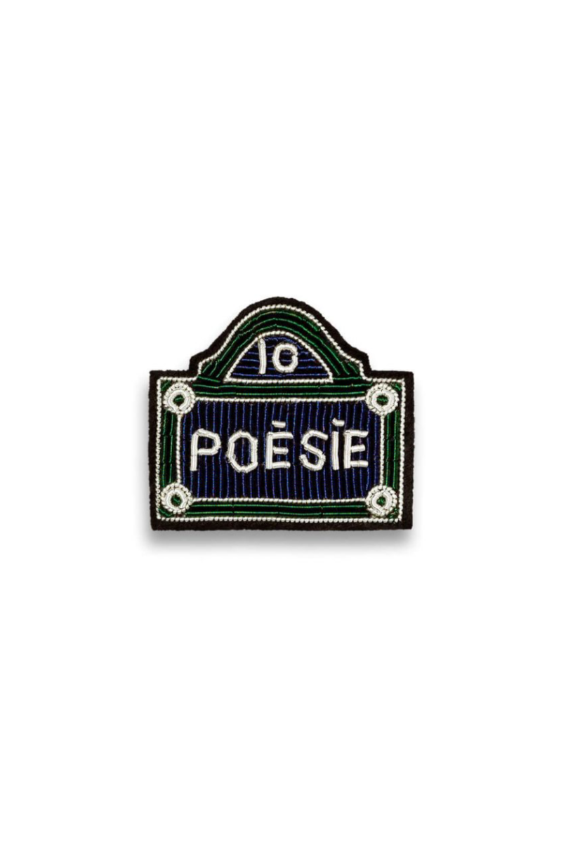 BROOCH "STREET SIGN“