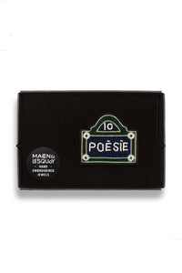 BROOCH "STREET SIGN“