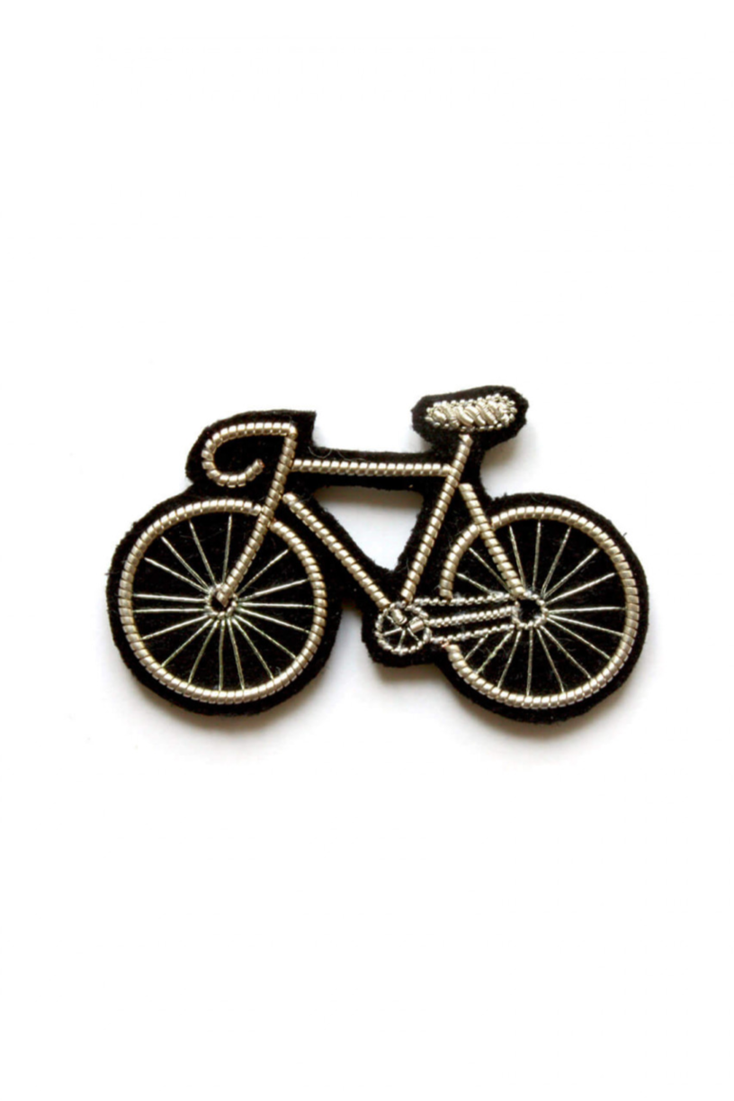 BROOCH "SILVER BICYCLE“