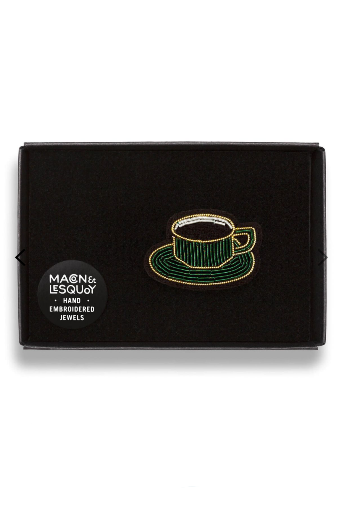 BROOCH "CUP OF COFFEE"