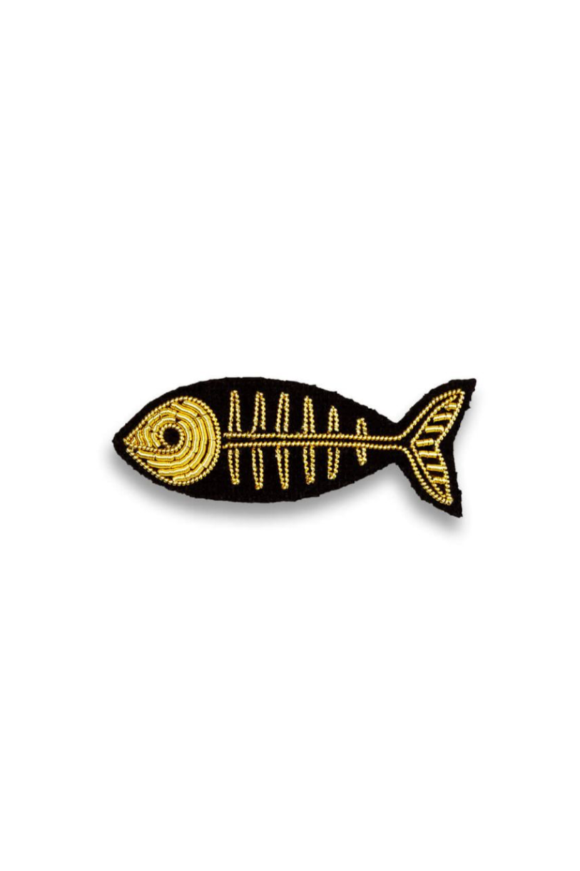 BROOCH "FISHBONE"