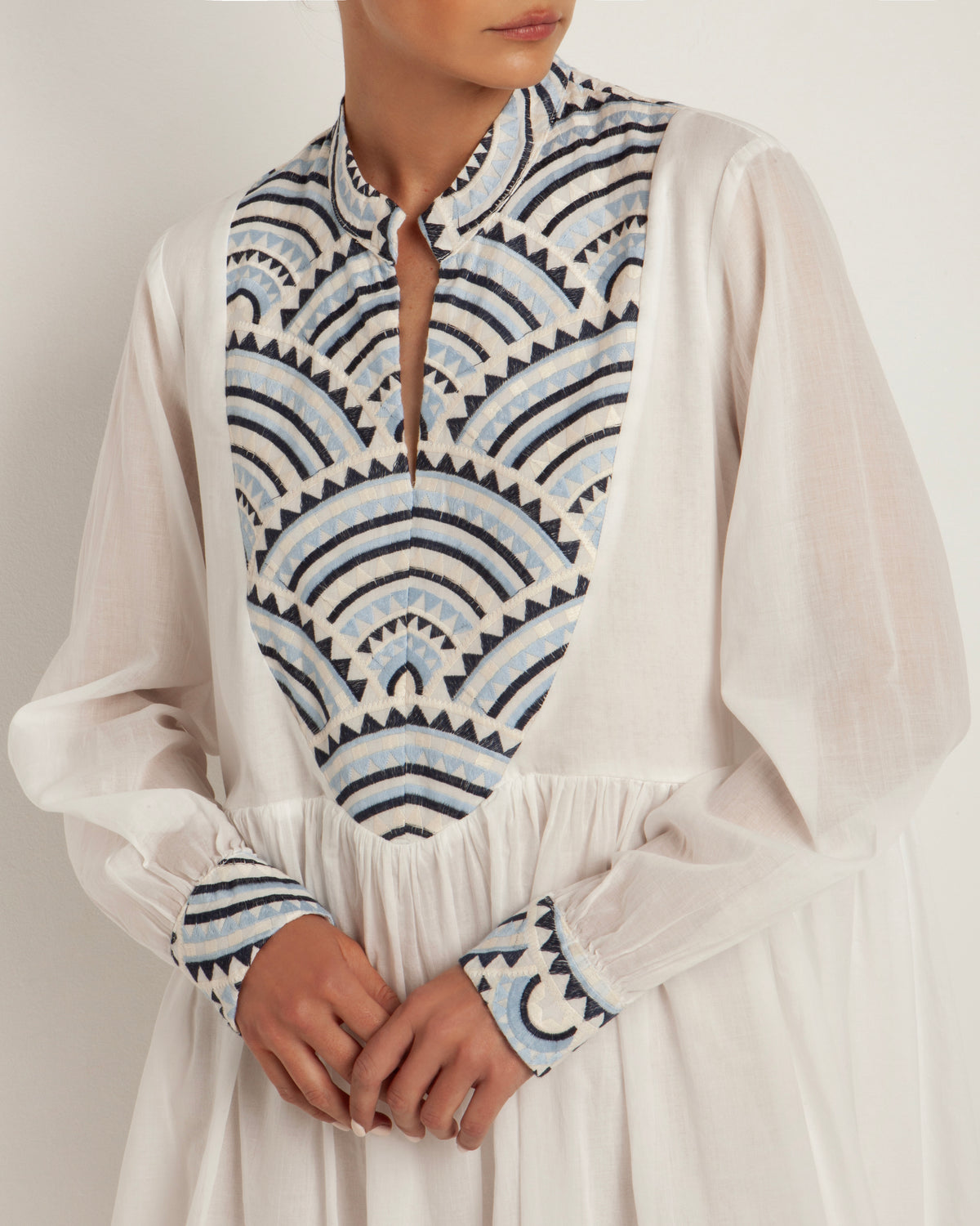 SHORT COTTON DRESS "TRIANGLE"