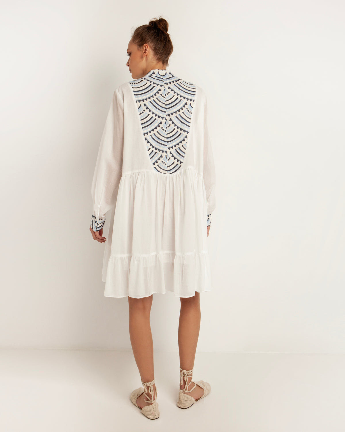 SHORT COTTON DRESS "TRIANGLE"