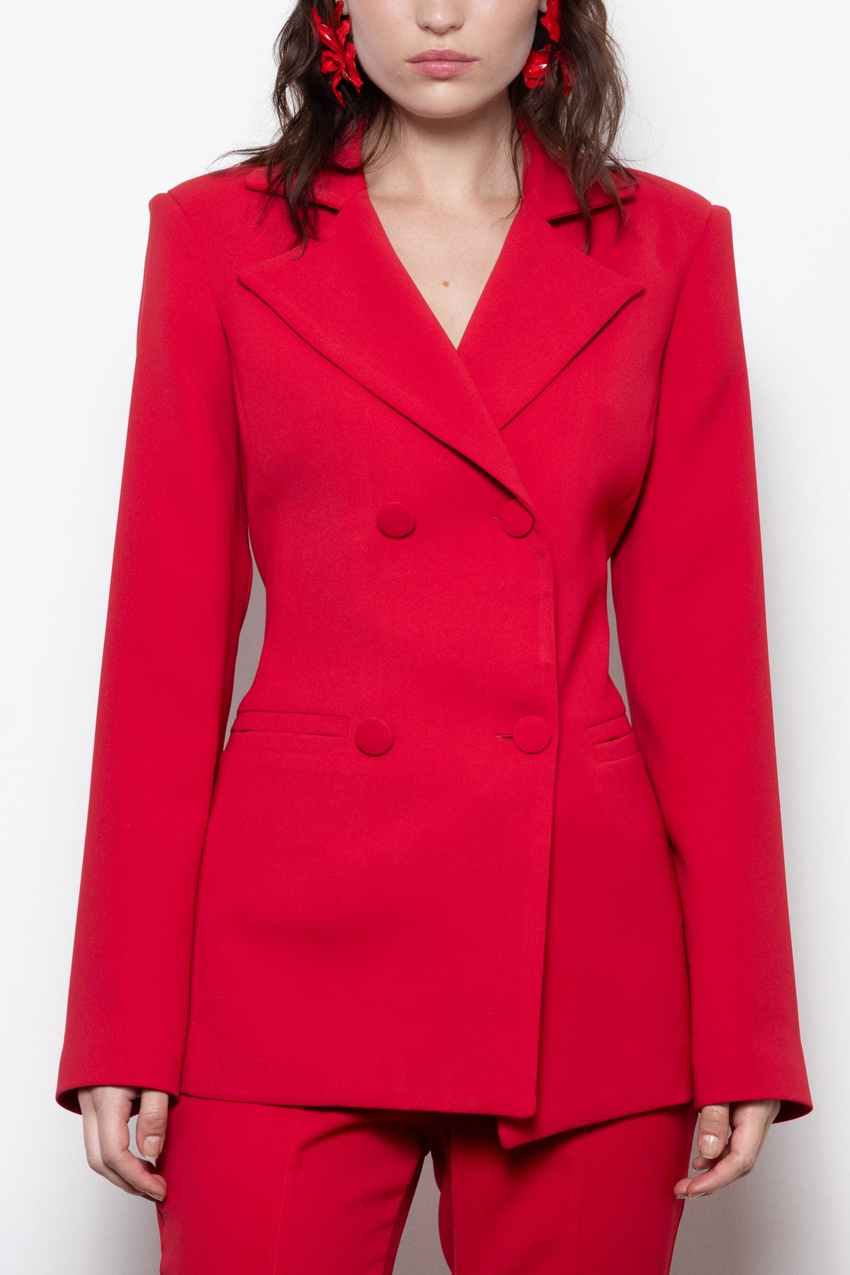 OVERSIZED BLAZER "LUNA" RED