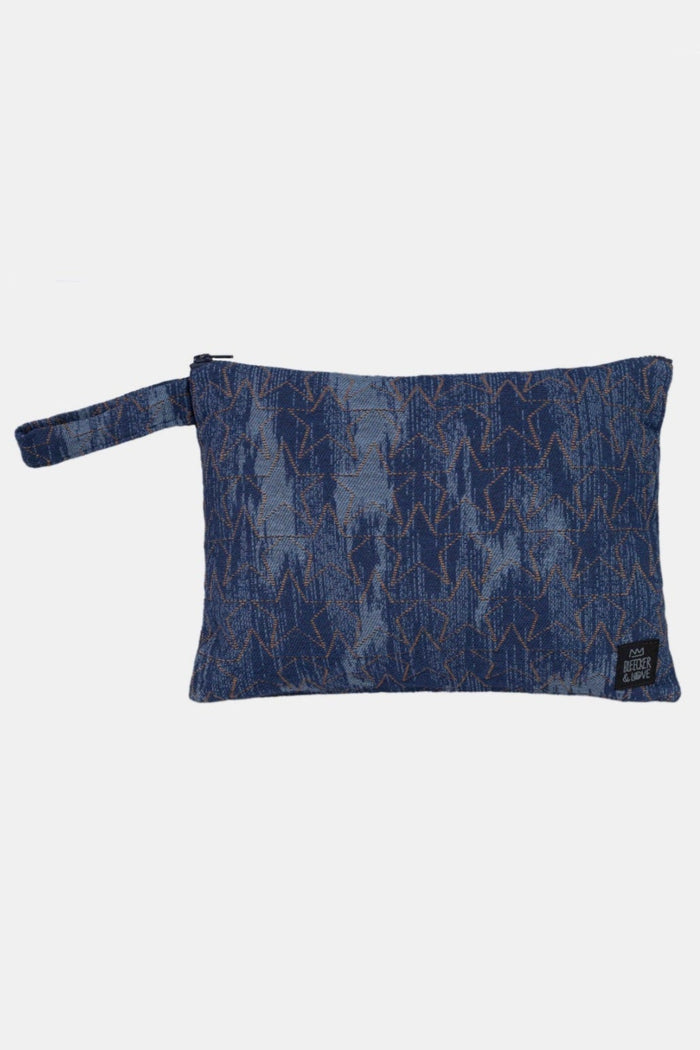 POUCH "VEGA" BLUE/ORANGE