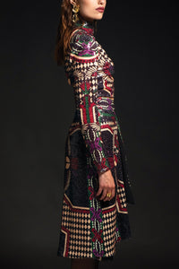 WRAP SKIRT WITH SEQUINS "ETERNAL" MULTICOLOR