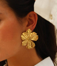 STATEMENT EARRINGS "VICKY" GOLD