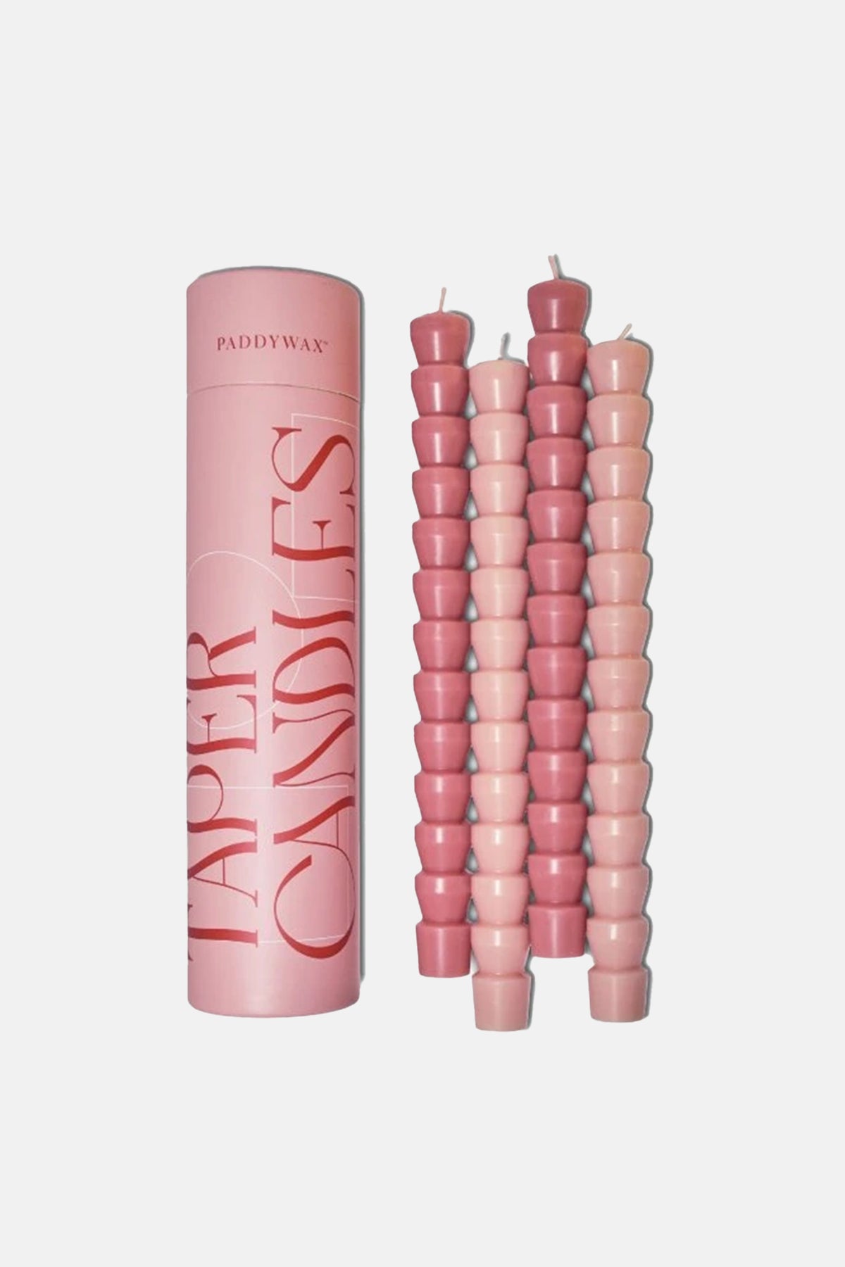 CANDLE SET OF 4 BLUSH/PINK