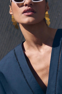 EARRINGS "CRYSTAL" GOLD