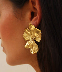 STATEMENT EARRINGS "VICKY" GOLD
