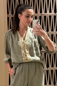 LINEN PANTS "TRIANGLE"