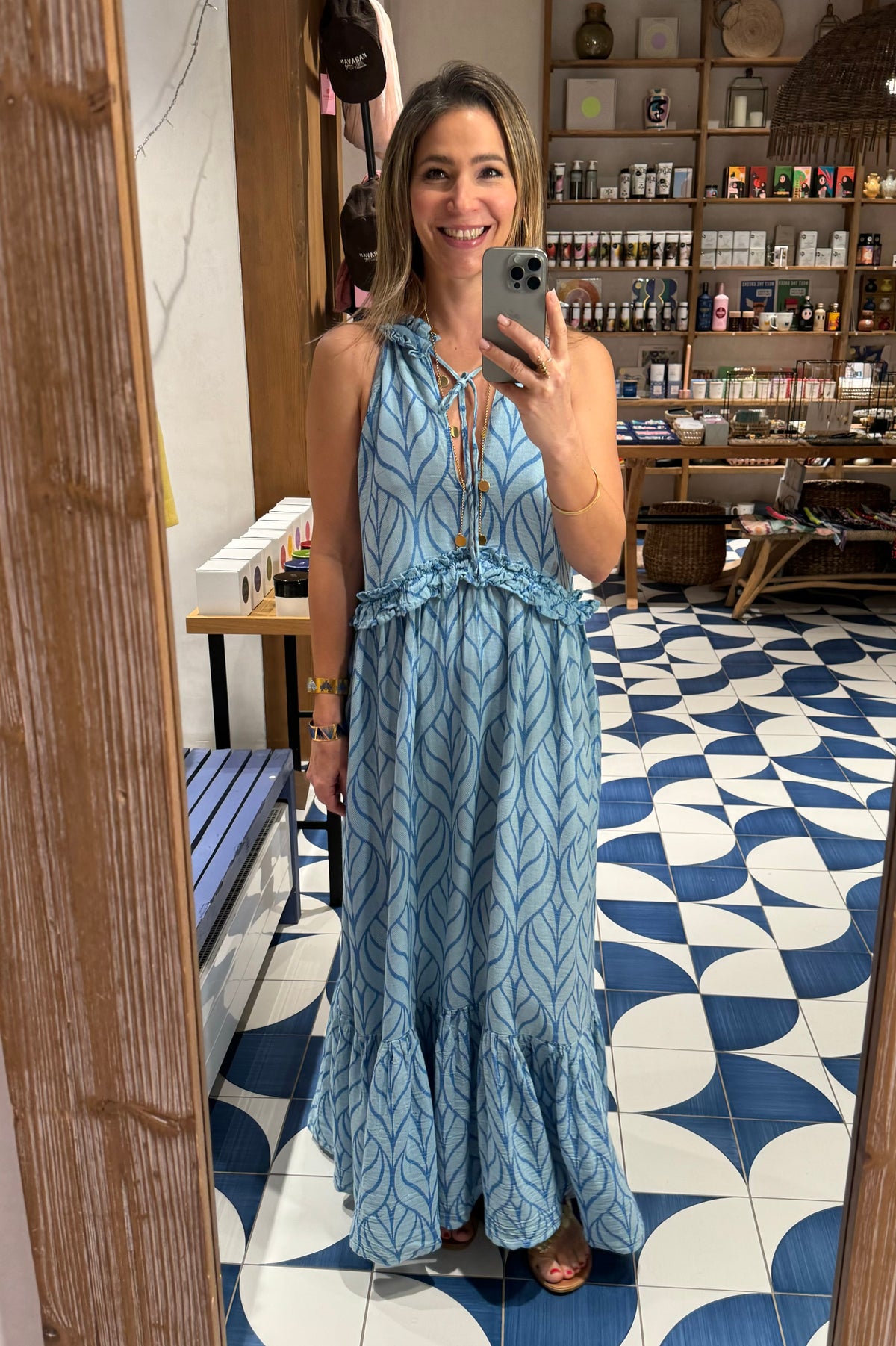 SLEEVELESS DRESS "ERIKOUSA"