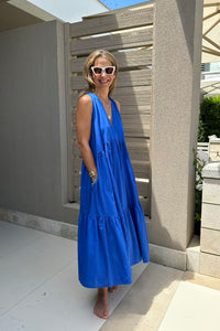 SLEEVELESS MIDI DRESS "IRIDA"